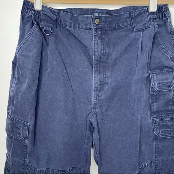 5.11 Tactical Cotton Canvas Pants Fire Navy Blue Police EMT 74251 Size 38/30 - Picture 2 of 6